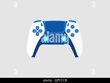 Game controller or joystick for game console. Stock Vector