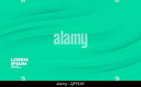Abstract green background. Green modern shapes background for banner template. Stock Vector