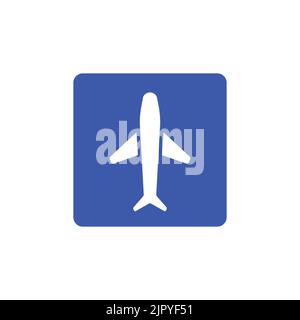 Airport sign, Airplane sign vector. Stock Vector