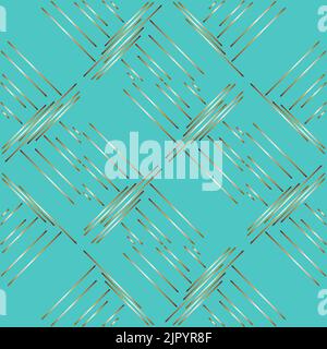 Abstract geometric pattern. Vintage seamless pattern with gold lines. Suitable for textiles, greeting cards, invitation cards, wrapping paper. Stock Vector