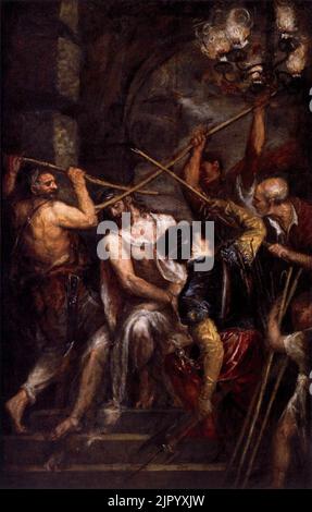 Titian - Crowning with Thorns Stock Photo