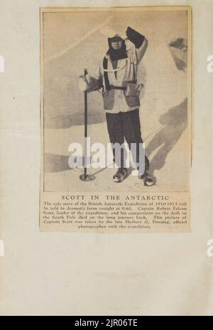 To the South Pole. Captain Scott's own story told from his journals Stock Photo