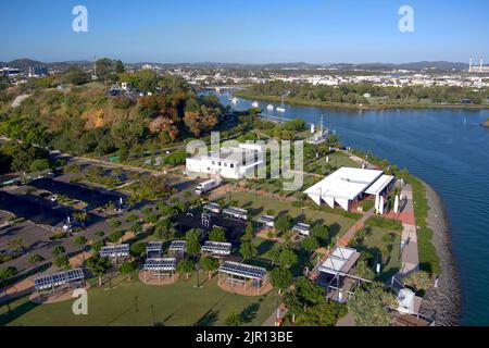 Aerial of East Shores Parklands Gladstone Queensland Australia Stock Photo