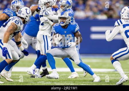 CHARLOTTE, NC - DECEMBER 24: A detroit helmet of Detroit Lions running back  Justin Jackson