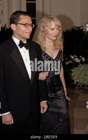 Mia Farrow walking the red carpet at the 2019 Time 100 Most Influential ...