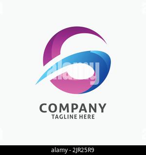 Letter G modern logo design Stock Vector