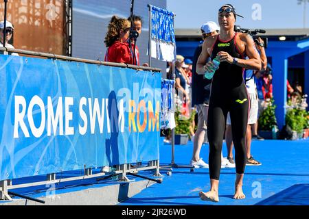 Roma, Italy. 21st Aug, 2022. BRUNI Rachele ITA ITALY10km Women Open Water Roma, 21/8/2022 Lido di Ostia XXVI LEN European Championships Roma 2022 Photo Andrea Masini/Deepbluemedia/Insidefoto Credit: Insidefoto di andrea staccioli/Alamy Live News Stock Photo