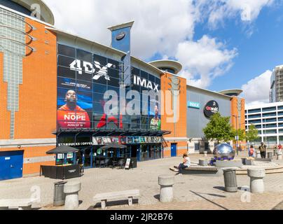 CineWorld 4DX IMAX Multiplex cinema building, Cardinal Park, Ipswich, Suffolk, England, UK Stock Photo
