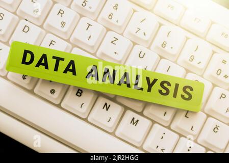 Text caption presenting Data Analysis. Word Written on Translate numbers to Analytical Conclusion Forecasting -49195 Stock Photo