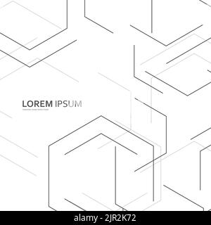 Abstract design for registration scientific works chemistry, biology, biochemistry, cosmetology Stock Vector