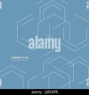 Abstract design for registration scientific works chemistry, biology, biochemistry, cosmetology Stock Vector