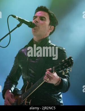 Kelly Jones, Lead Singer of The Stereophonics as they headline the main stage at Hardwick Festival, Sedgefield, County Durham. Saturday 20th August 20 Stock Photo