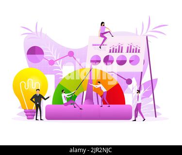 Idea to build people. Vector design. Business concept. Team work concept Stock Vector
