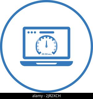 Browser, network, speed icon - Use for commercial purposes, print media, web or any type of design projects. Vector EPS file. Stock Vector