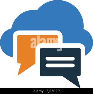 Cloud, conversion icon - Simple editable vector EPS file. Stock Vector