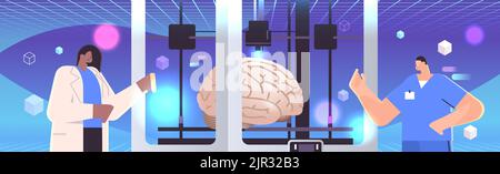 researchers prints brain model on 3d bio printer medical printing of ...