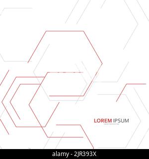 Creative Background Large Hexagons / Vector For Advertising Purposes Stock Vector