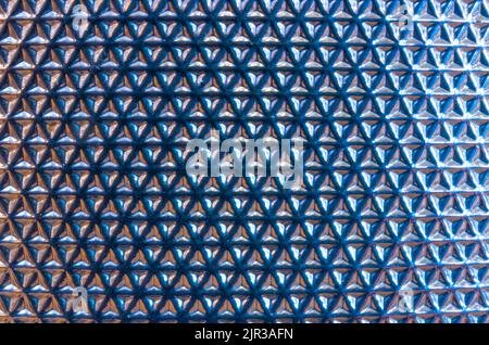 Abstract blue geometric design suitable for background or copyspace. Stock Photo