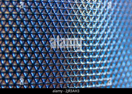 Abstract blue geometric design suitable for background or copyspace. Stock Photo