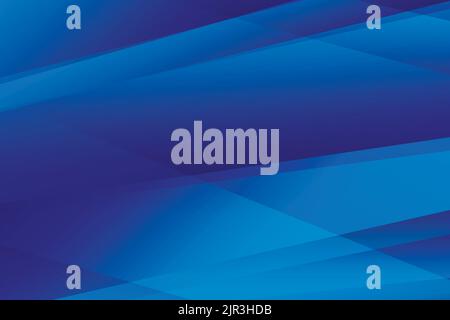 Abstract blue background with paper cut abstract geometric shapes. Dynamic colorful diagonal line. Design for poster, banner, card. 3D paper images Stock Vector