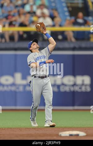 Kansas City Royals second baseman Frank White flies out during World ...