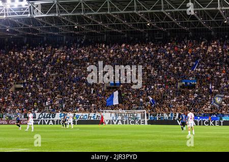 Bergamo, Italy. 21st Aug, 2022. General view of Gewiss Stadium during the Serie A match between Atalanta BC and AC Milan. (Final score; Atalanta BC 1:1 AC Milan) Credit: SOPA Images Limited/Alamy Live News Stock Photo