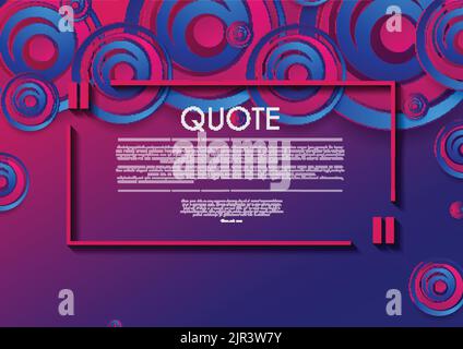 Abstract blue and purple grunge circles background. Vector design Stock Vector