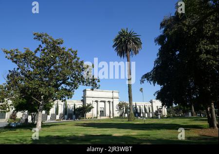 Inglewood, California, USA 19th August 2022 Inglewood Park Cemetery on August 19, 2022 in Inglewood, Los Angeles, California, USA. Photo by Barry King/Alamy Stock Photo Stock Photo