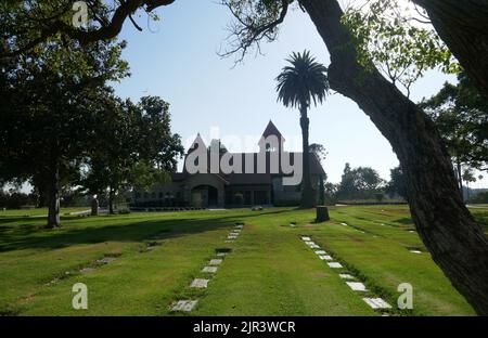 Inglewood, California, USA 19th August 2022 Inglewood Park Cemetery on August 19, 2022 in Inglewood, Los Angeles, California, USA. Photo by Barry King/Alamy Stock Photo Stock Photo