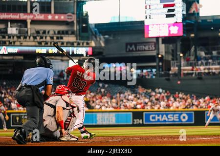 Arizona Diamondbacks first baseman Christian Walker (53) in the fourth ...