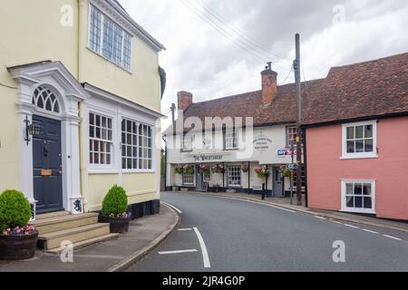 The Wheatsheaf Inn, Queen Street, Castle Hedingham, Essex, England, United Kingdom Stock Photo