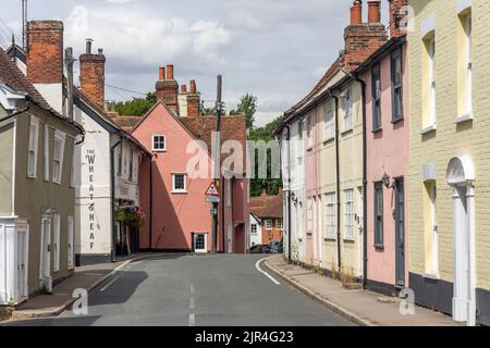 The Wheatsheaf Inn, Queen Street, Castle Hedingham, Essex, England, United Kingdom Stock Photo