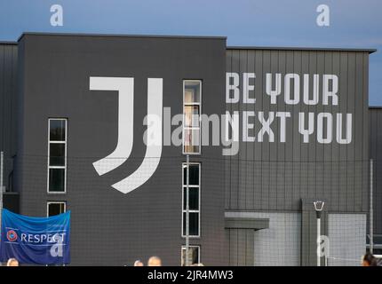 Vinovo, Italy. 21st Aug, 2022. during the football match Juventus Women and Qiryat Fc of the first qualifying round of the Uefa Womenâ&#x80;&#x99;s Champions League on August 21, 2022 at Juventus Training Ground, Turin, Italy. Photo Nderim Kaceli Credit: Independent Photo Agency/Alamy Live News Stock Photo