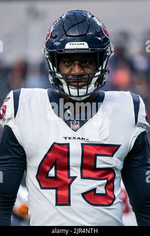 Los Angeles Rams quarterback John Wolford (13) throws during a NFL  preseason game against the Houston Texans, Friday, August 19, 2022, at SoFi  Stadium Stock Photo - Alamy