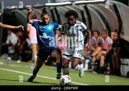 Vinovo, Italy. 21st Aug, 2022. Beerensteyn of Juventus Women during the football match Juventus Women and Qiryat Fc of the first qualifying round of the Uefa Womenâ&#x80;&#x99;s Champions League on August 21, 2022 at Juventus Training Ground, Turin, Italy. Photo Nderim Kaceli Credit: Independent Photo Agency/Alamy Live News Stock Photo