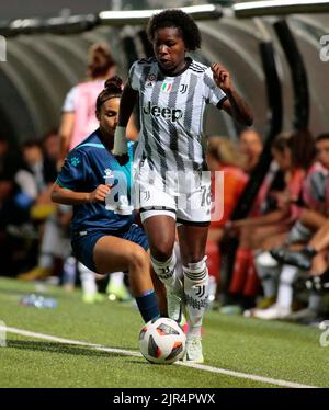 Vinovo, Italy. 21st Aug, 2022. Beerensteyn of Juventus Women during the football match Juventus Women and Qiryat Fc of the first qualifying round of the Uefa Womenâ&#x80;&#x99;s Champions League on August 21, 2022 at Juventus Training Ground, Turin, Italy. Photo Nderim Kaceli Credit: Independent Photo Agency/Alamy Live News Stock Photo