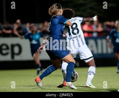 Vinovo, Italy. 21st Aug, 2022. Beerensteyn of Juventus Women during the football match Juventus Women and Qiryat Fc of the first qualifying round of the Uefa Womenâ&#x80;&#x99;s Champions League on August 21, 2022 at Juventus Training Ground, Turin, Italy. Photo Nderim Kaceli Credit: Independent Photo Agency/Alamy Live News Stock Photo