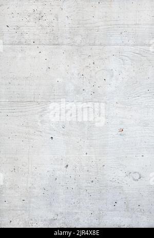 Concrete background texture created from wooden formwork. Full frame Stock Photo