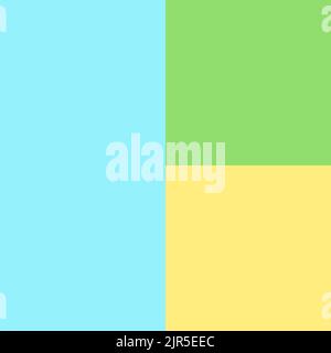 Photo collage flat color ui icon Stock Vector