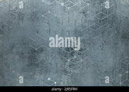 Wall tapestry background texture with repeat canvas ornament Stock Photo
