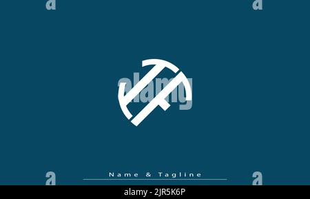 Alphabet letters Initials Monogram logo IF , FI Stock Vector