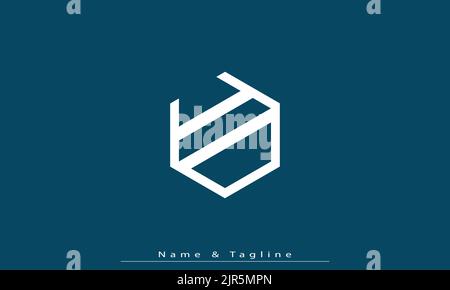 Alphabet letters Initials Monogram logo ID , DI Stock Vector