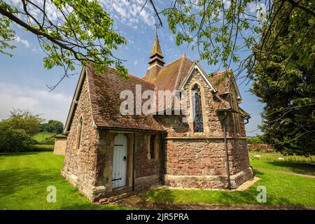 The church of St John The Evangelist at Purton near Berkeley, Gloucestershire, England, Stock Photo