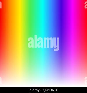 Color picker rainbow gradient selector hue spectrum chart guide. Design ...