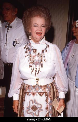 Dale Evans July 1989 Credit: Ralph Dominguez/MediaPunch Stock Photo - Alamy