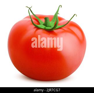 tomato isolated on white background, clipping path, full depth of field Stock Photo