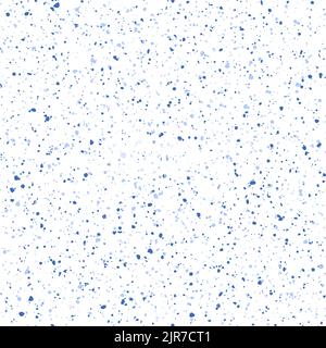 Seamless grunge speckle texture. Distress grain background. Blue splash repeated effect. Dirty overlay repeating pattern. Print distressed effect Stock Vector