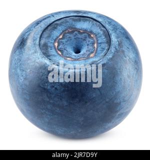 blueberry, isolated on white background, clipping path, full depth of field Stock Photo