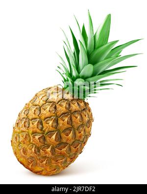 pineapple isolated on white background, clipping path, full depth of field Stock Photo