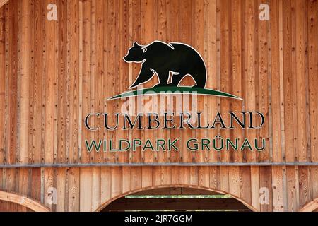 Wildpark in Grünau im Almtal, Österreich - Wildlife park in Grünau im Almtal, Austria Stock Photo